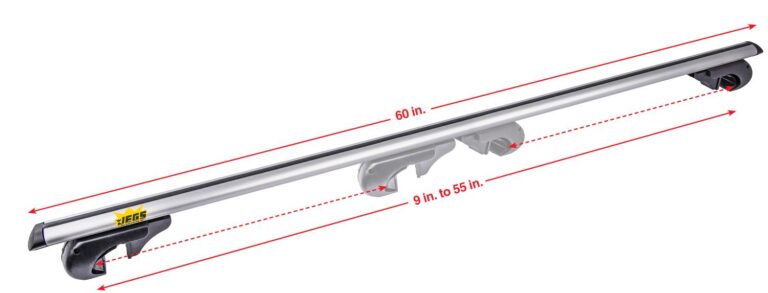 Jegs Roof Rack Cross Bar Set 60 in. Aluminum Review